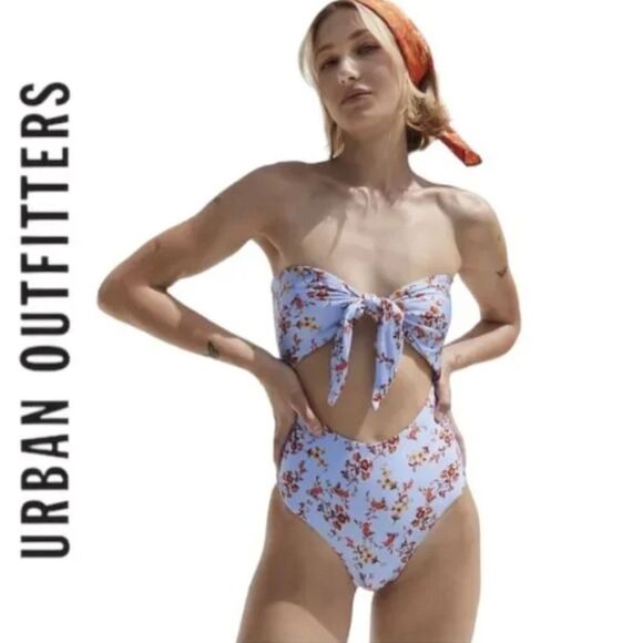 Out From Under Monaco Floral Cutout One-Piece Swimsuit Wildflower - Picture 2 of 4